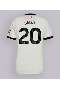 Fotbalové Dres Manchester United Diogo Dalot #20 Třetí Oblečení 2024-25 Krátký Rukáv